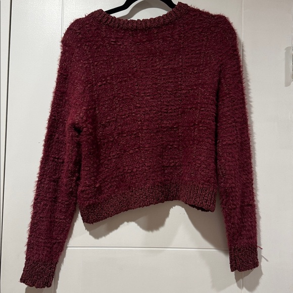 RW&CO. Deep red wine cardigan NWT - size med - Picture 2 of 9